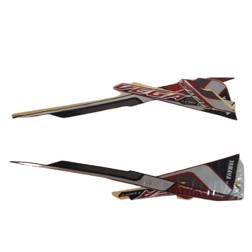 Striping Sticker Motor Yamaha Vega Force 2021 hitam-merah
