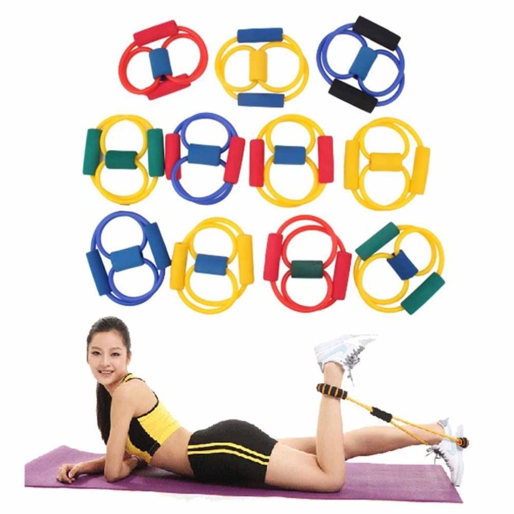 TALI STRETCHING YOGA FITNESS/ ALAT BANTU OLAHRAGA YOGA FITNES/ TALI KARET YOGA Busa Otot Pria [DV]