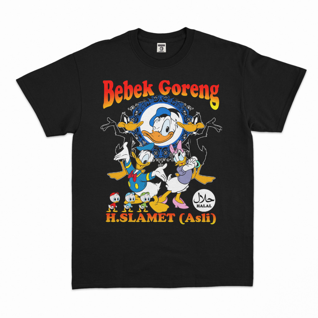 KAOS | TSHIRT | DISNEY | DONALD DUCK | BEBEK GORENG | PARODY | Riseparty Tshirt