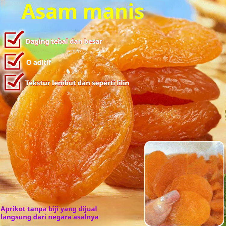 

【COD+Beli 1 gratis 1】Buah kering beku / camilan sehat / Camilan Aprikot Merah Organik /Kenikmatan Aprikot Tanpa Biji Alami / Kenyal Lembut Tanpa Pengawet/stroberi kering/makanan ringan buah kering halal