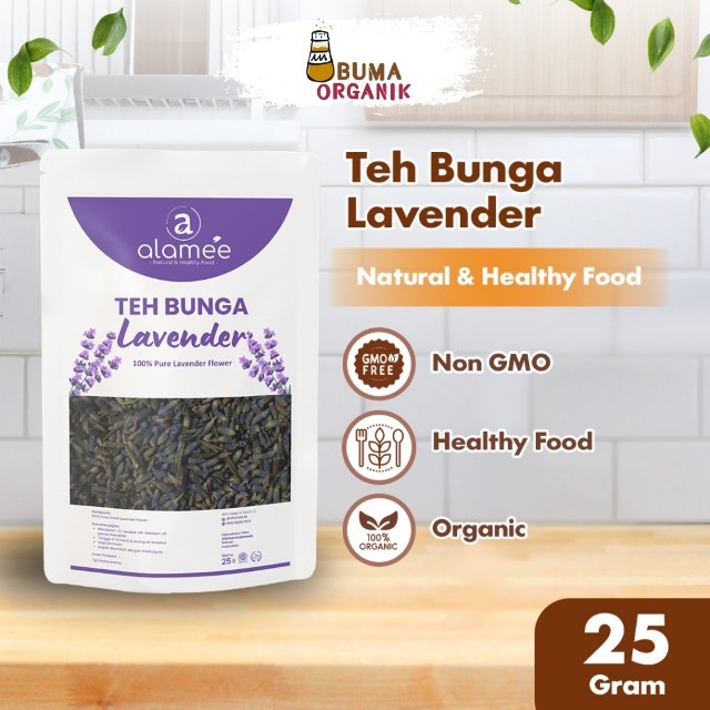 

ALAMEE Lavender Tea Teh Bunga Organik Kering Dried Flower 25gr BUMA