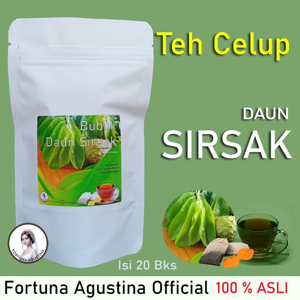 

Teh Celup Daun Sirsak - Meningkatkan Daya ingat-mempertahankan imunitas-antidepresan