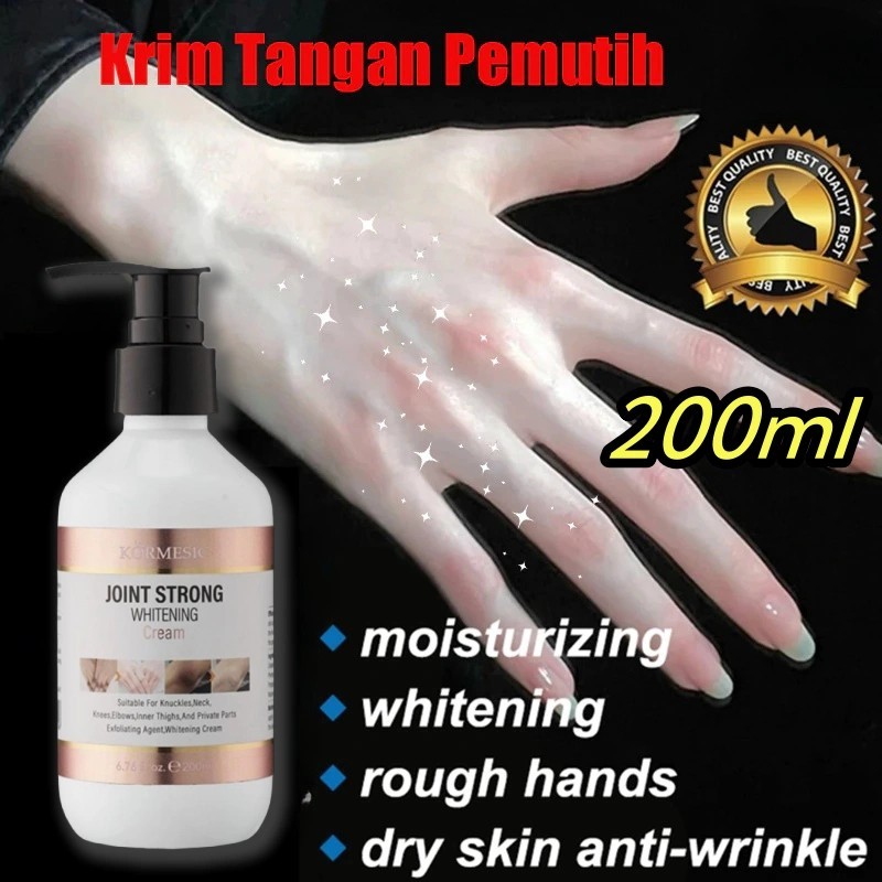 Krim Tangan Pemutih Cream Tangan Keriput Dan Kasar Asli 200ML Whiten Moisturizing  Hand Krim Pelembu
