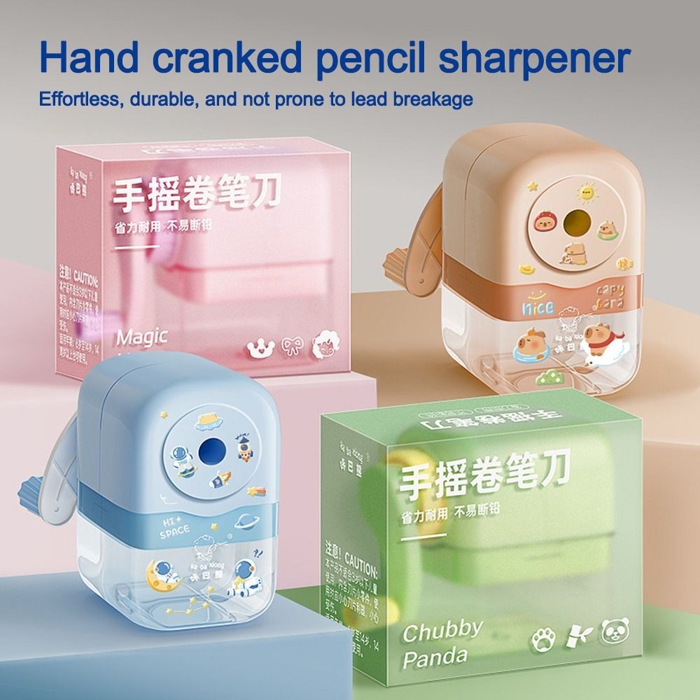 

Hand-cranked Capibara Pencil Sharpener Anti Sticking Lead Student Stationery Pencil Sharpener School Office Supplies