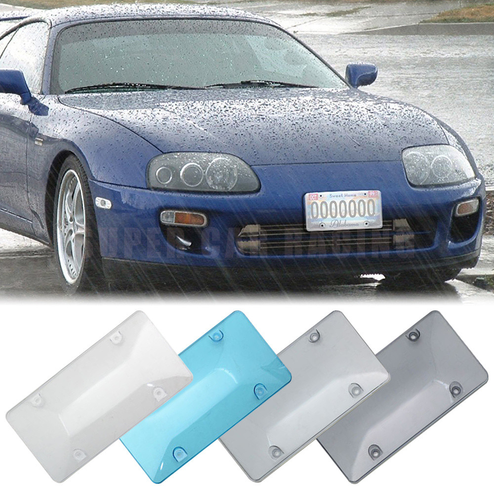 

1 Pcs Cool Clear Reflective Anti-Speed Red Light Toll Camera Stopper License Plate Modified License Plate Protective Cover