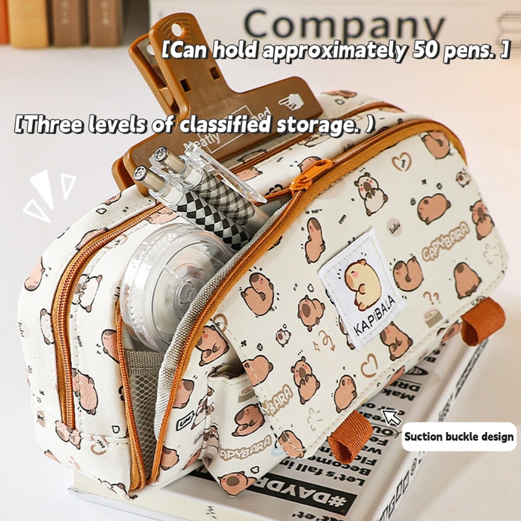 

【Dotding】 Kotak Pensil Kapasitas Besar 5 Lapisan Tas Pensil Siswa Serbaguna Gaya Sederhana Estetika Perlengkapan Alat Tulis Sekolah H499