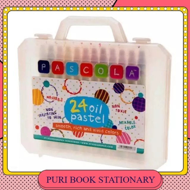 

Crayon Pascola oil pastel 24 warna