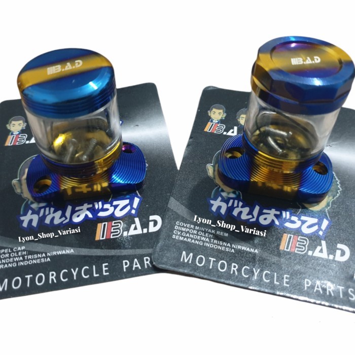 

Tutup minyak stempel 2 tone kaca transparan Honda / yamaha