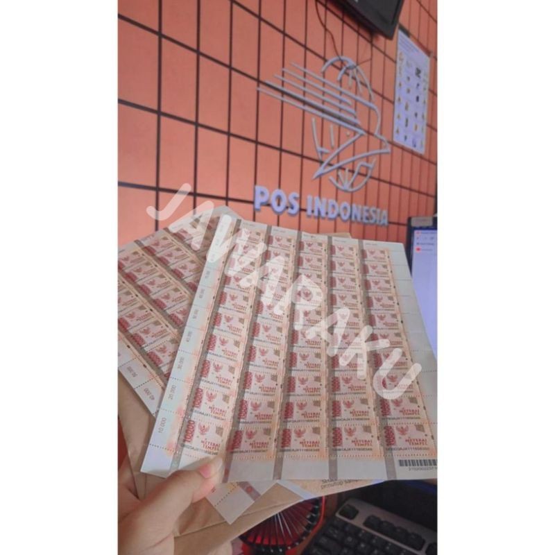 

(10 pcs / keping) Materai 10000 Asli Pos Indonesia Meterai Matrai Perangko TERMURAH.!! (agen jawaraku)