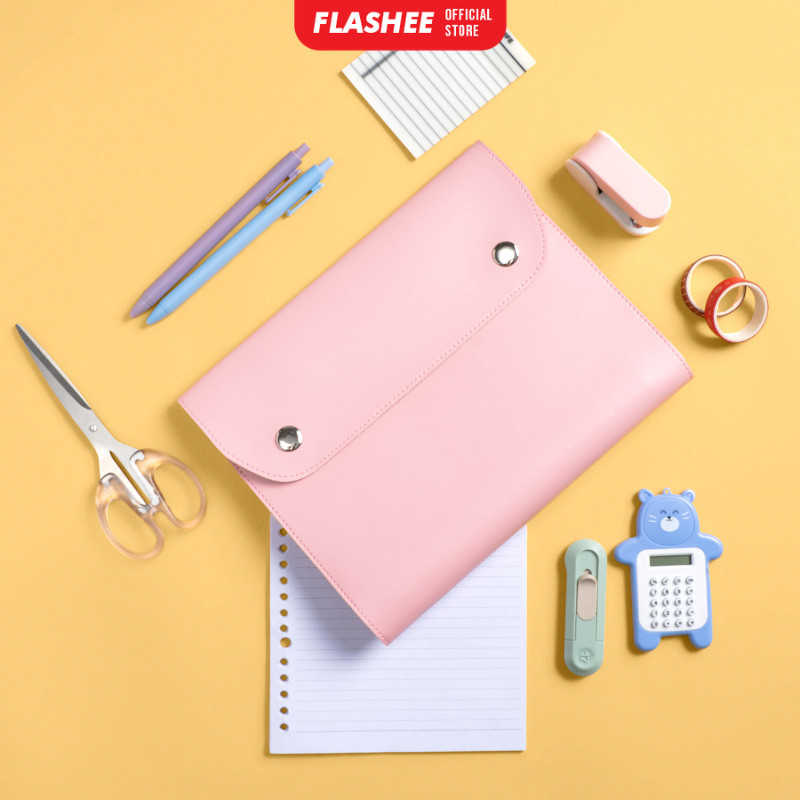 Binder Lucu Aesthetic A5 Binder Polos Motif Dompet Wanita A5 20 Ring Dokumen File Binder Kuliah Pink