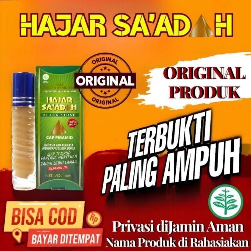 HAJAR JAHANAM ORIGINAL 100 % OBAT KUAT PRIA TAHAN LAMA OLES- MINYAK EJAKULASI DINI - OBAT KUAT PRIA 