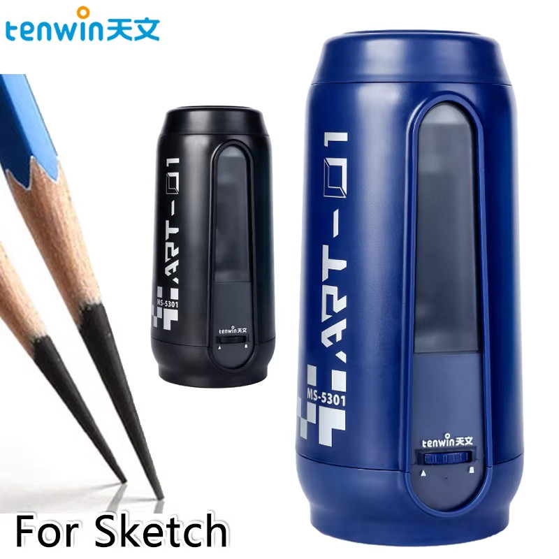 

Tenwin Fully Automatic Electric Pencil Sharpener USB Charging Fast Sharpen Colored 6-8mm Pencils Student School Supplies Statio