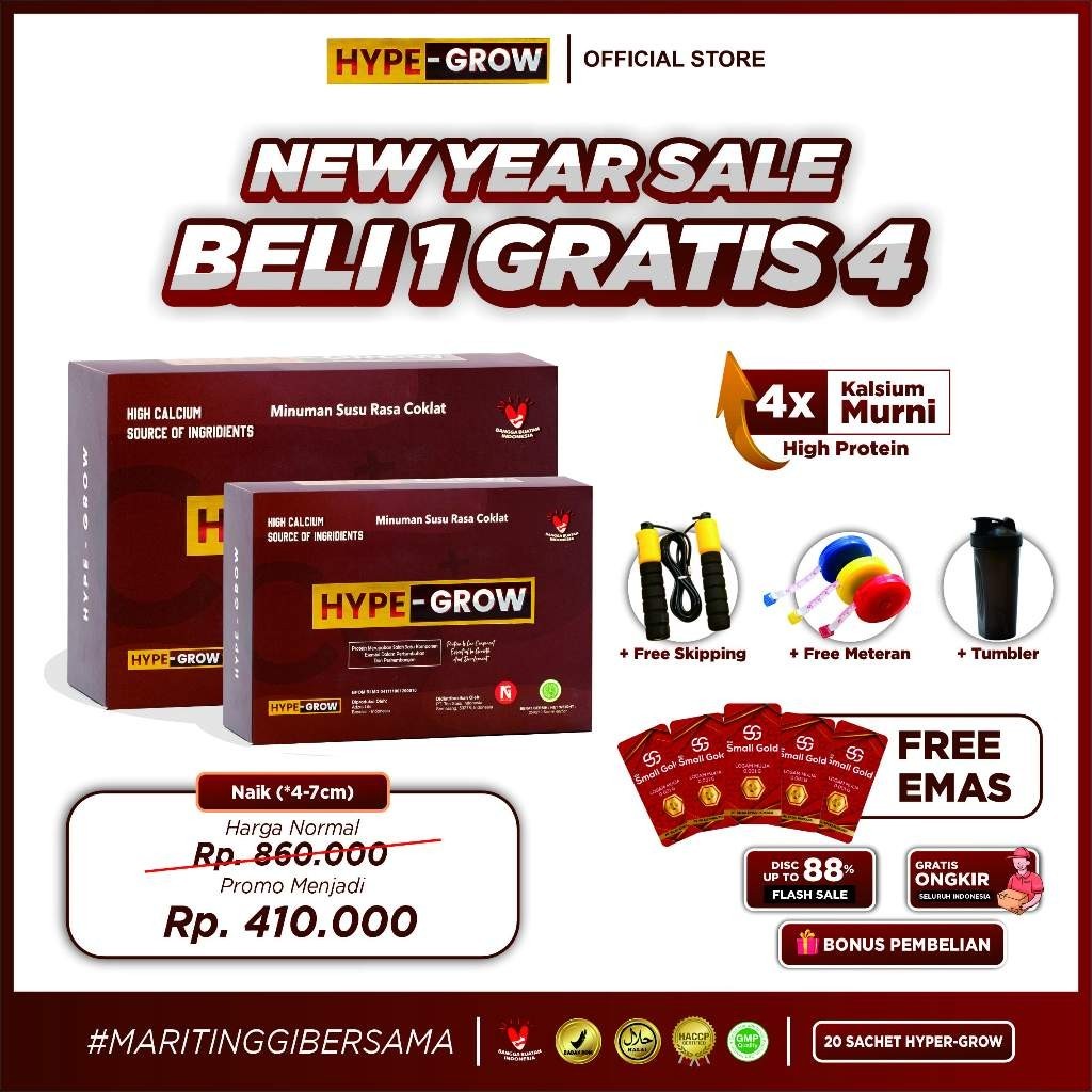 

Susu Kalsium Dewasa Hyper Grow - Penawaran Terbaik