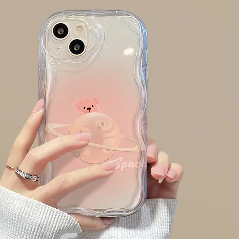 Cute Casing Ponsel Mentega hp iPhone 15 Pro Max iPhone 11 case ip 12 14 Casing iPhone Ponsel Sfumato