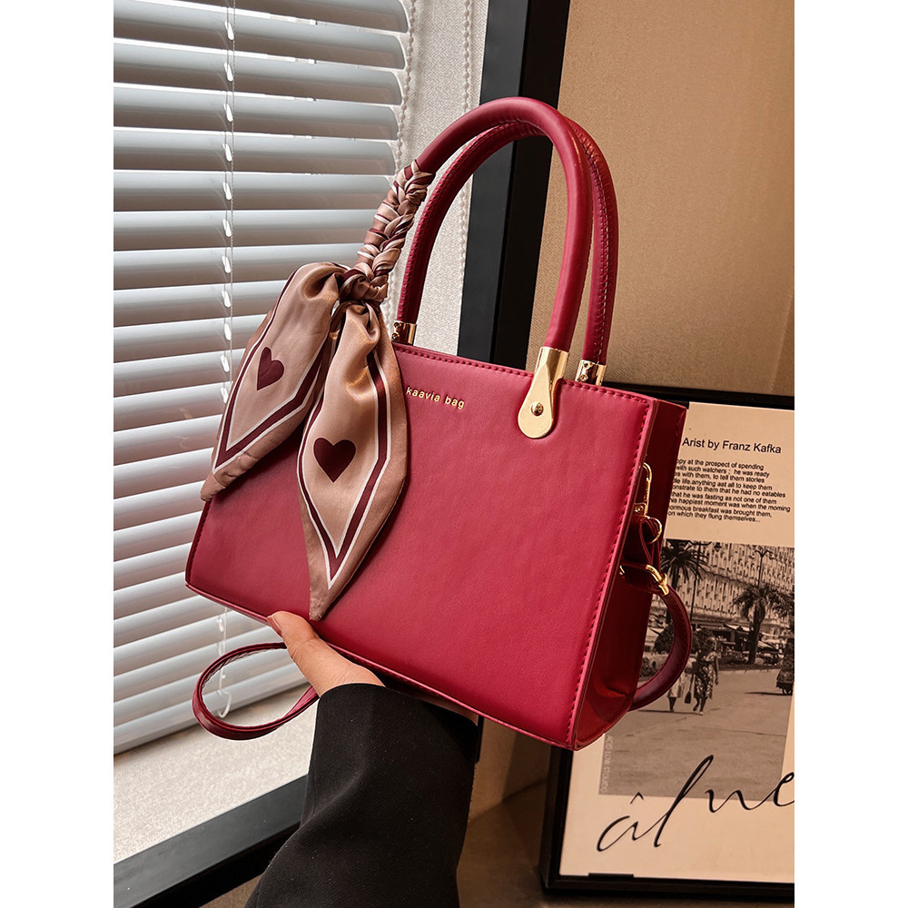 Tas Wanita 2023 Pengantin Baru Tas Pernikahan Merah Tas Serbaguna untuk Ibu Tote Tas Tangan Kapasita