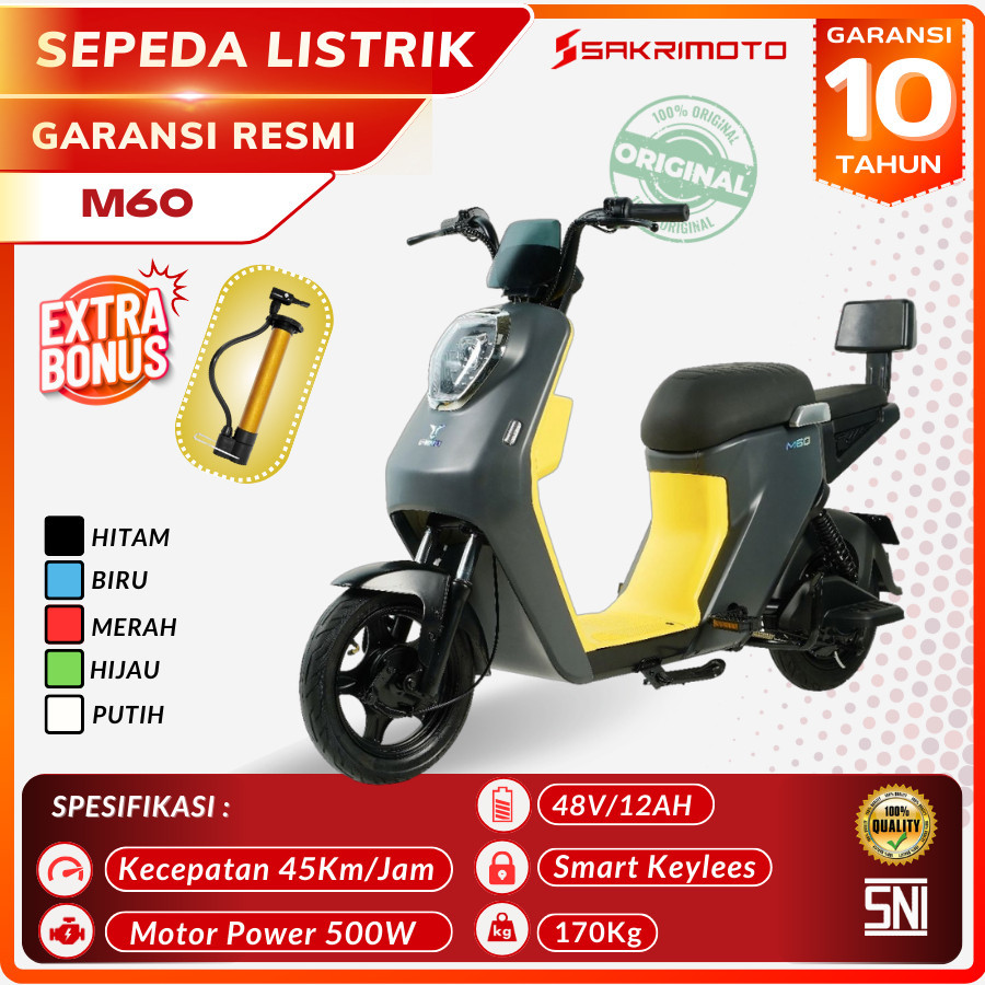 Sepeda listrik dewasa murah m60 uwinfly - Selis murah terbaru - KARGO