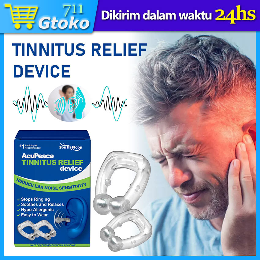 Tinnitus Relief Treatment Clip Perawatan Kesehatan Telinga Berdengung