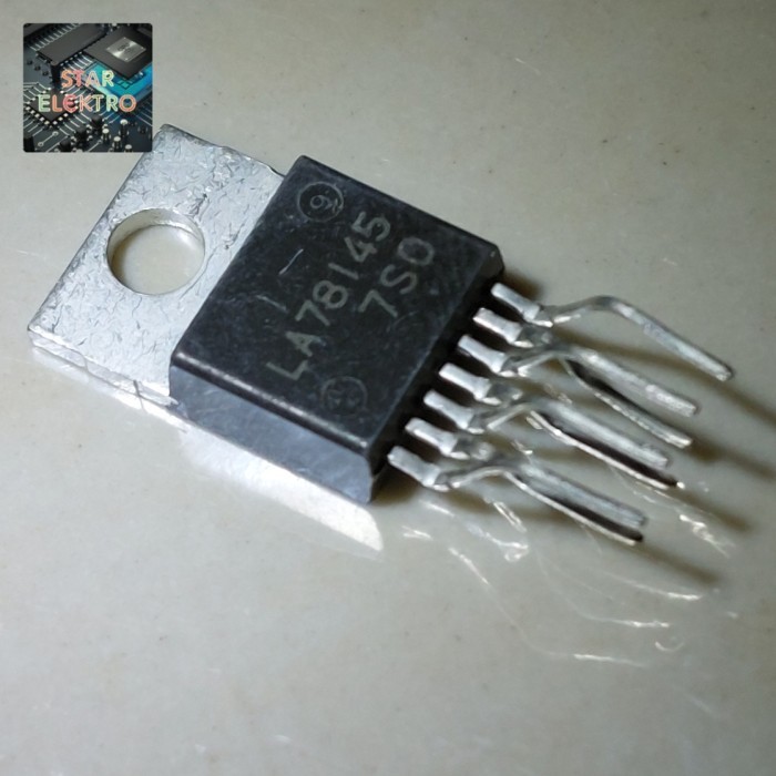 LA78145 To-220-7 LA 78145 IC Vertikal TV Vertical Gambar Sanyo
