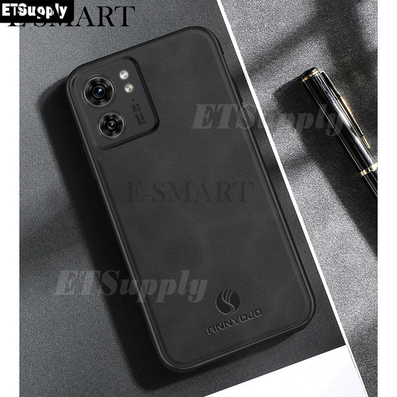 For Motorola Edge 40 Neo Case Fashionable Magnetic Leather Shock Absorption for Motorola Edge 40 Neo