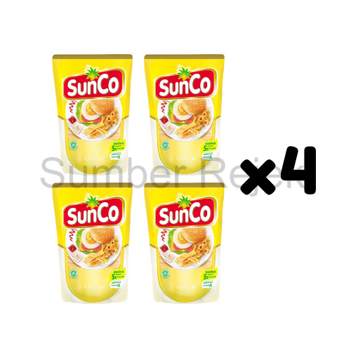 

SUNCO MINYAK GORENG 2 LITER X 4 POUCH | MINYAK GORENG REFILL