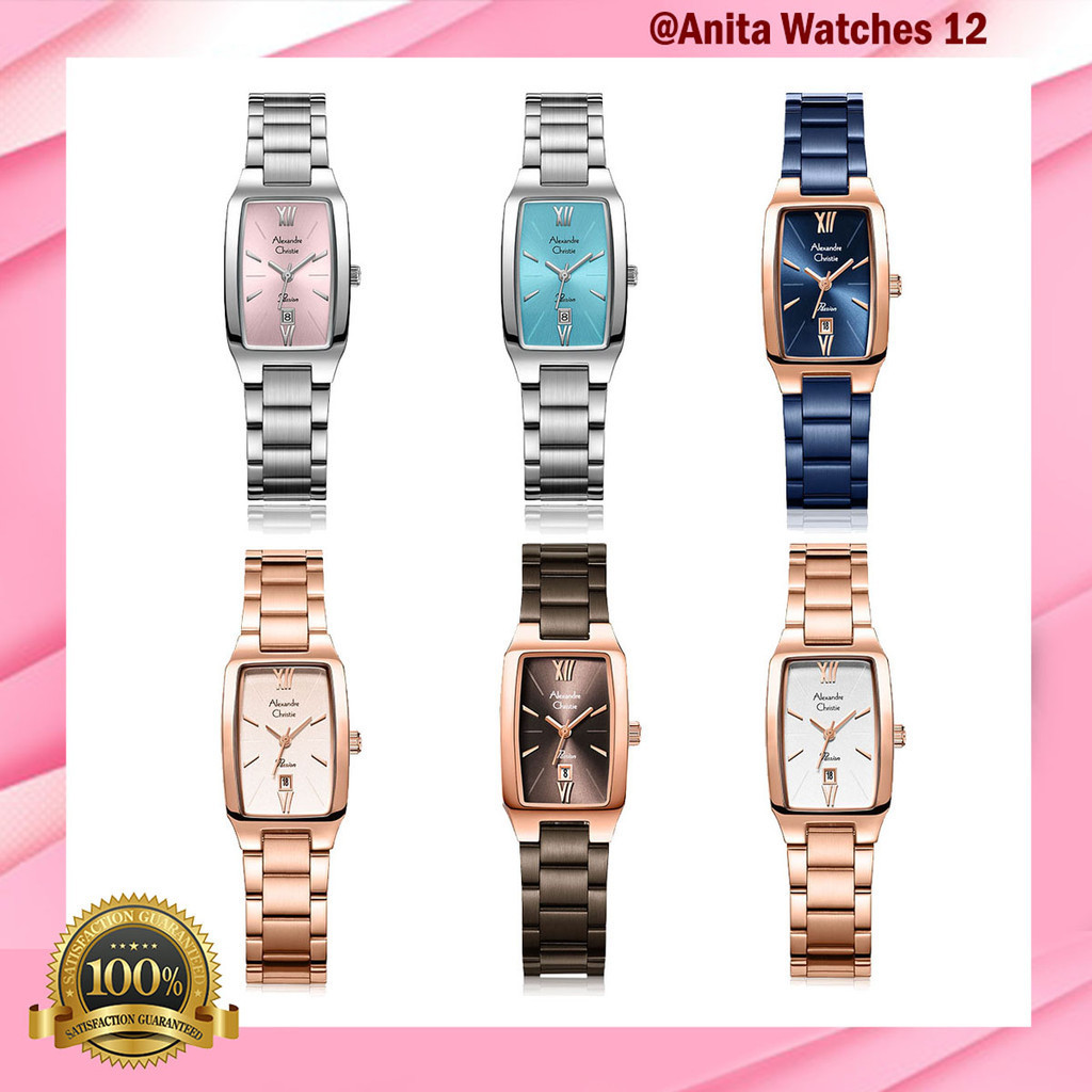 Alexandre Christie AC 2455 Jam Tangan Wanita Original Garansi Resmi