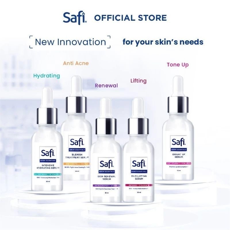 SAFI SERUM ESSENTIALS 30ML buy 1 get 1 (free serum safi varian hydrating ) | serum wajah Safi