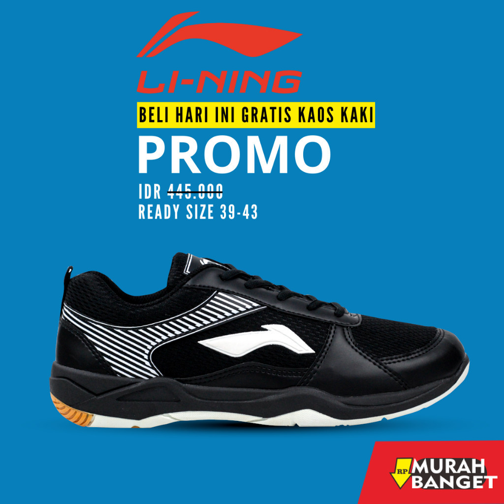 Sepatu olahraga- SEPATU BADMINTON LINING GRADE ORIGINAL TERBARU PRIA WANITA