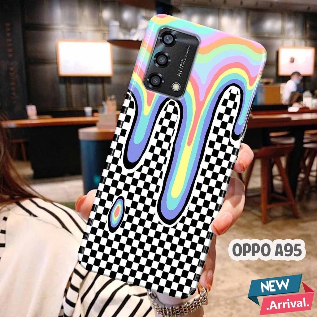 LIGHT CASE  Case OPPO A95 New - Casing OPPO A95 - Case OPPO A95 2021 - Case Kotak - Hardcase 3D - Ca