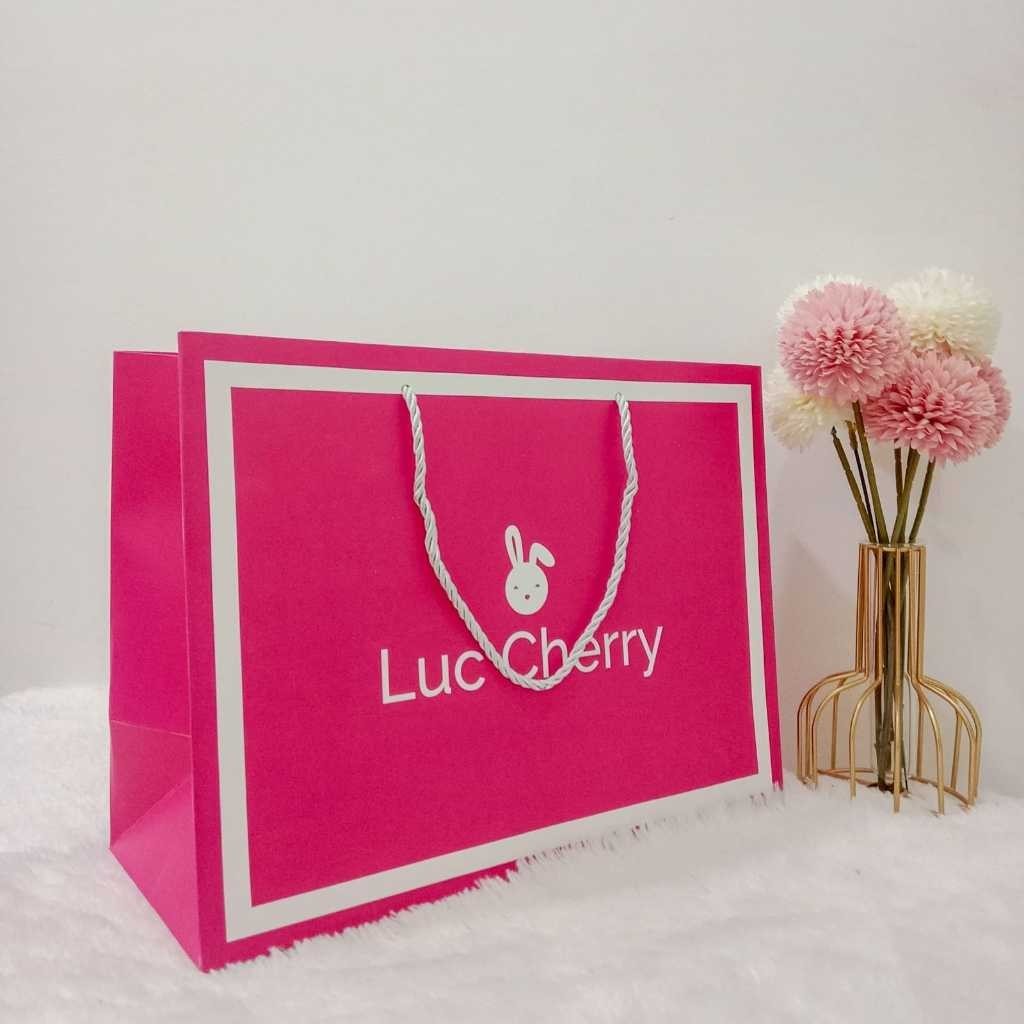 

GCAPERBAG LUCCHERRY TAS BELANJA PAPERBAG GOODIE BAG LCPAPERBAG