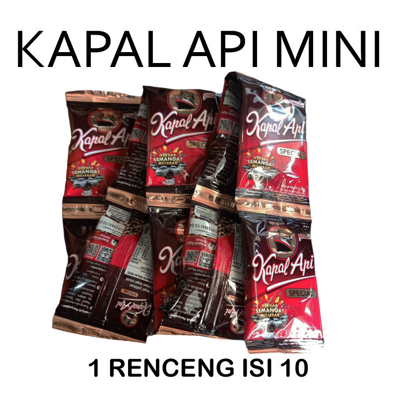 

KOPI KAPAL API MINI 1RENCENG ISI 10 By Toko DUNIA VARIASI SURABAYA