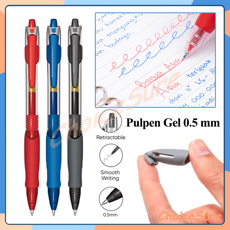 

Pena Pulpen Gel Pen / Pulpen Mekanik Pencet / Gel Pen Pulpen Pena 0.5 mm