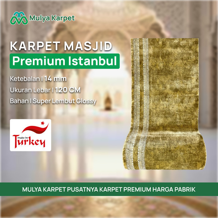 KARPET SAJADAH MASJID PREMIUM ISTANBUL TURKI