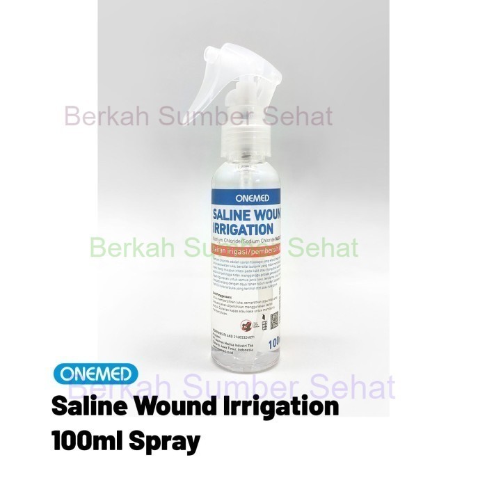 loli ONEMED Saline Wound Irrigation Spray 100 Ml (NaCl 0.9%) - Cairan Cuci Luka ONE MED