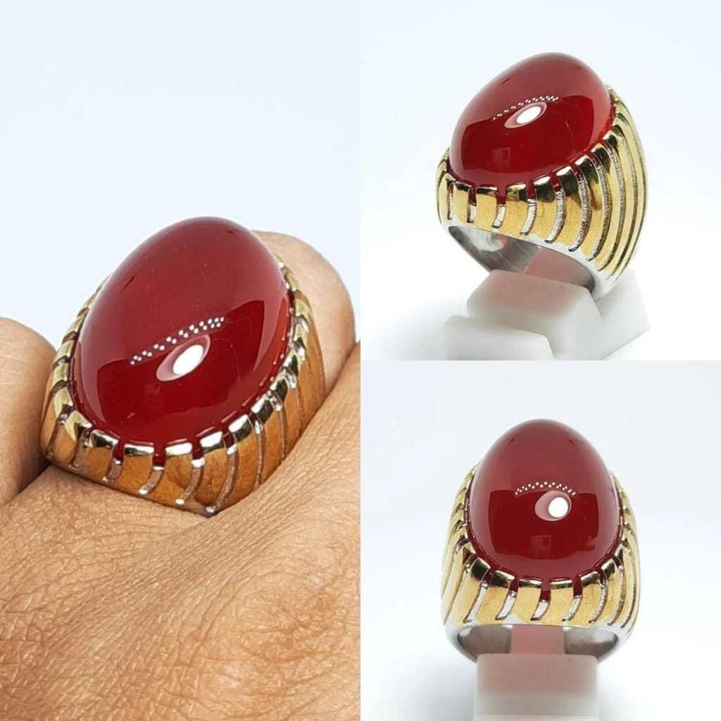 BATU AKIK YAMAN WULUNG COKLAT GRADE AAA GARANSI