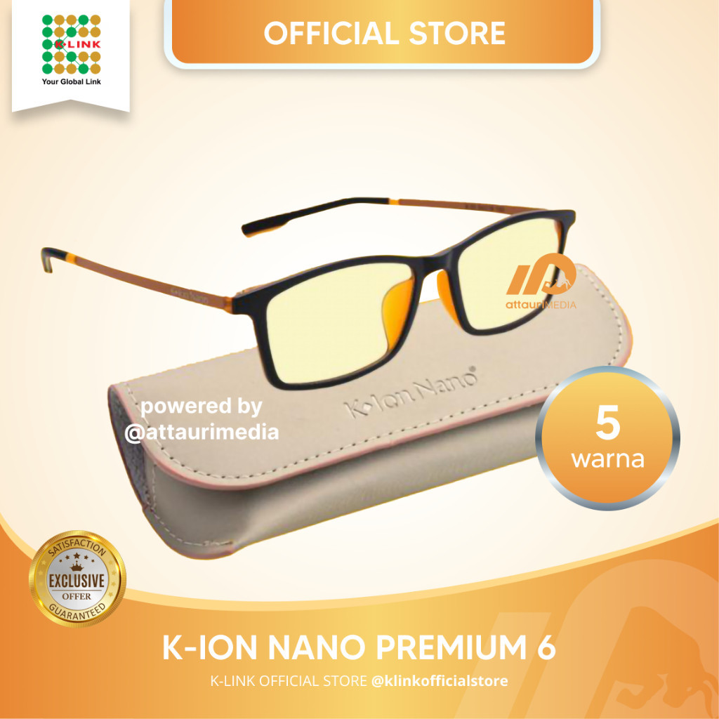 [EXCLUSIVE] K-Ion Nano 6 in 1 Ion Nano Premium 6 Limited Edition Kacamata K-Link Kacamata Kesehatan 
