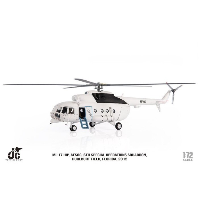 Diecast Miniatur Pesawat JC Wings JCW-72-MI17-002 | Mil Mi17 AFSOC, 6th Special Operations Squa