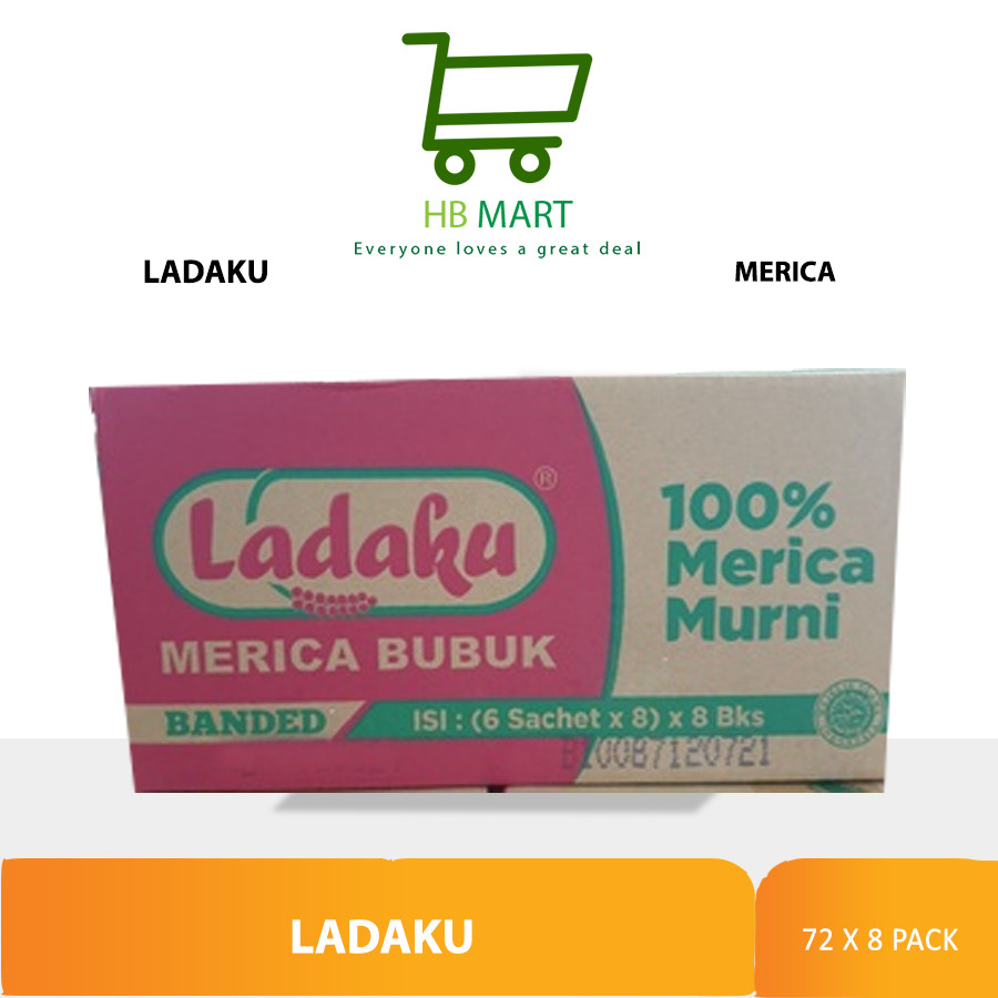 

LADAKU SACHET DUS / LADAKU MERICA BUBUK 72 sachet x 8 bks