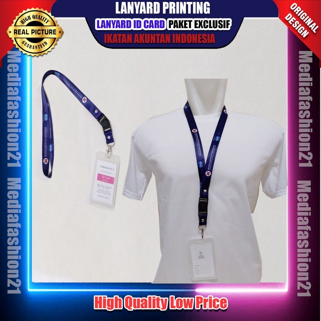 

Lanyard IAI/IKATAN AKUNTAN INDONESIA Id Card Printing (PAKET LENGKAP EXCLUSIVE)