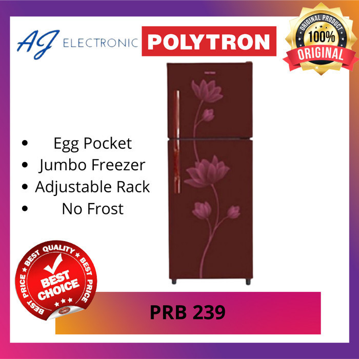 Kulkas Polytron PRB-239 / PRB239 / PRB 239 , kulkas 2pintu