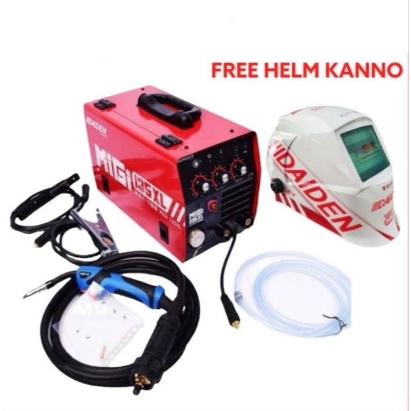 DAIDEN MESIN LAS CO2 MIGI 135 XL 5 KG MMA MIG WELDING CO2 GASLESS 5 KG