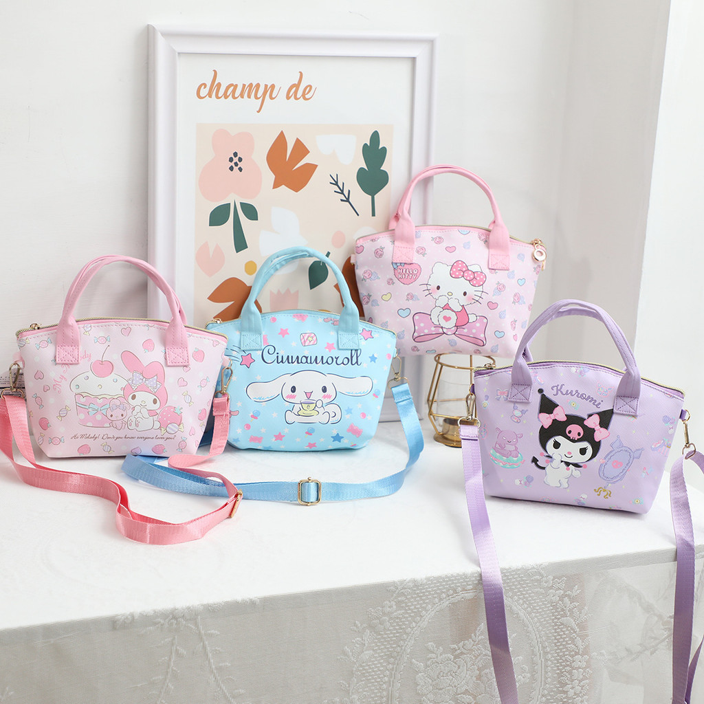 Tas Slempang Boneka Sanrio Lucu / Tas Korea Kuromi / Tas Cinnamoroll