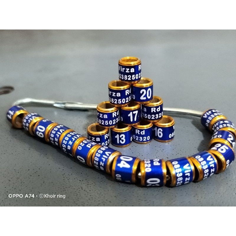 TERMURAH RING BURUNG GELANG BURUNG RING IDENTITAS RING CUSTOM kenari murai lovebird perkutut merpati