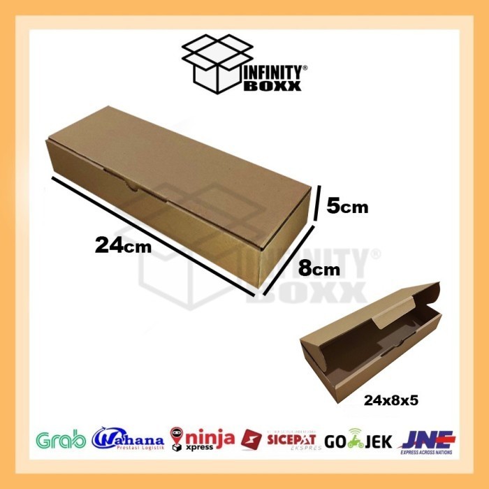 

kotak kardus pizza box die cut ukuran 24x8x5