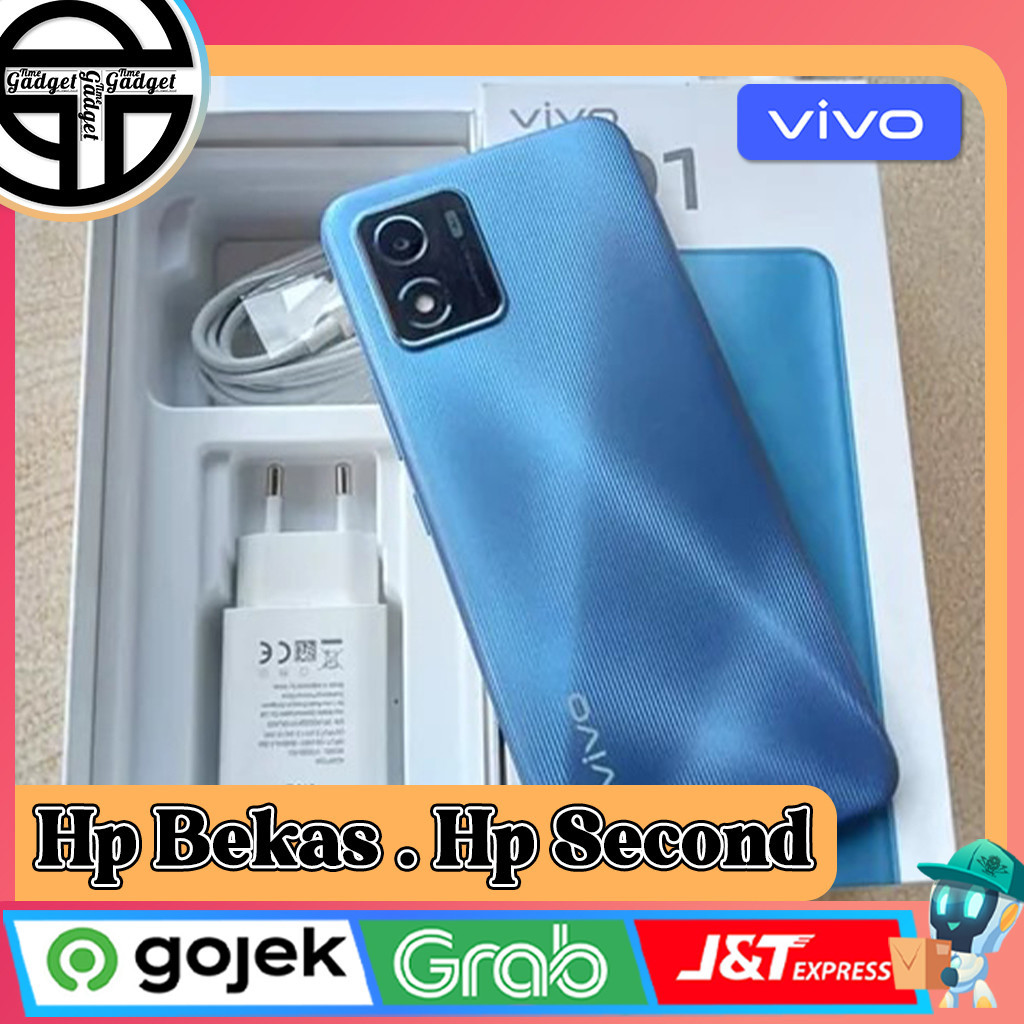 Vivo Y01 | Y01A Ram 2 Rom 32GB Second Original Resmi Indonesia