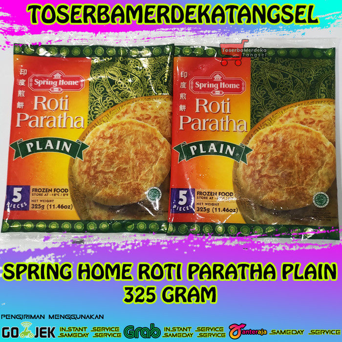 

SPRINGHOME Roti Paratha Plain 325 Gram (Isi 5 Pcs)