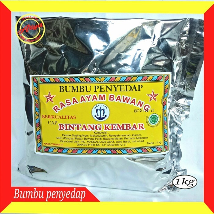 

Terbaru~ sukron_86 Bumbu penyedap Bintang Kembar 1kg. bumbu masak praktis