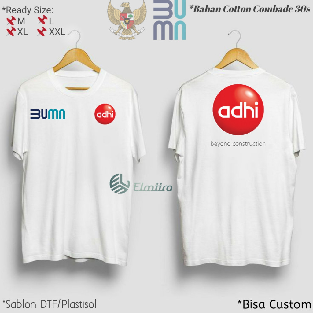 Kaos Adhi Karya Bumn Kaos Custom Sablon