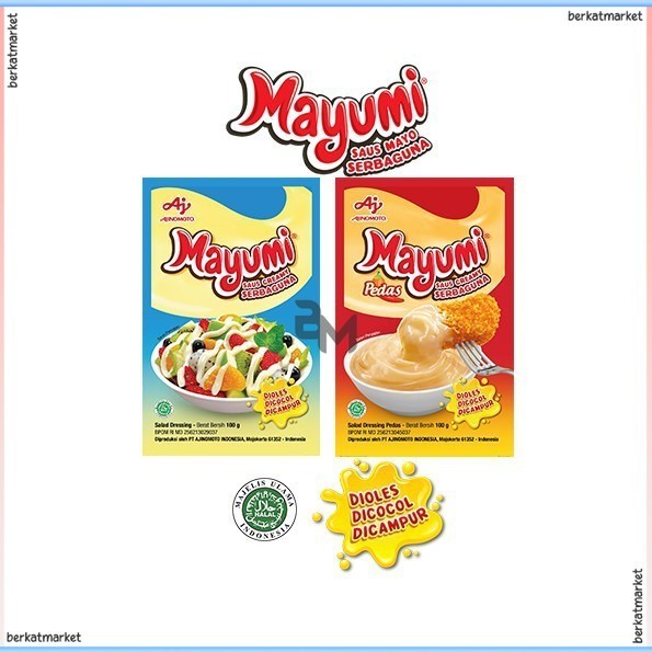 

Mayumi Mayonnaise Sachet 100gr All Varian Mayones 100gr