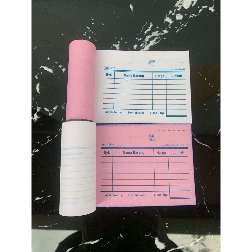 

[Ready] Buku Bon Nota Kontan 2 PLY NCR / Nota Ncr 1/8 Folio, Nota Mini, Landscape