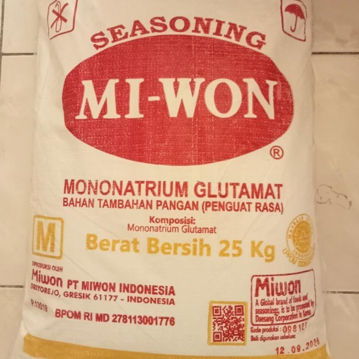 

Miwon MSG Penyedap Rasa / Micin Miwon Repack 1kg Termurah Terlaris